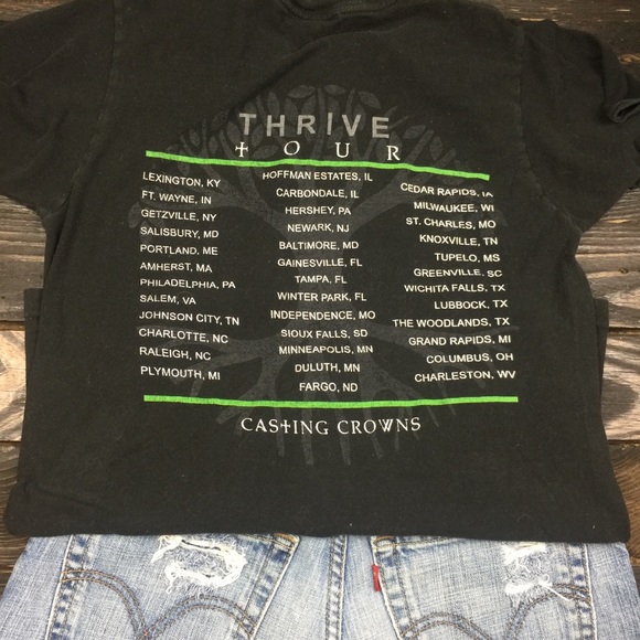 GRAPHIC TEE, CASTING CROWNS, THRIVE TOUR, SMALL - Picture 3 of 6